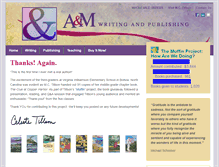 Tablet Screenshot of amwriting.com